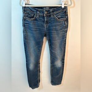 Silver Jeans Women's Classic  darker Blue Boot Cut Jeans